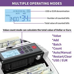Money Counter Machine Silver