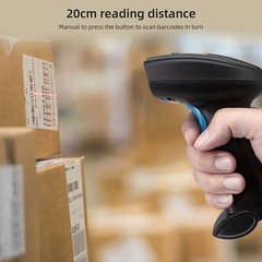 Wirelss & USB Handheld 1D 2D Barcode Scanner Bar Code Reader Manual Trigger D1O0
