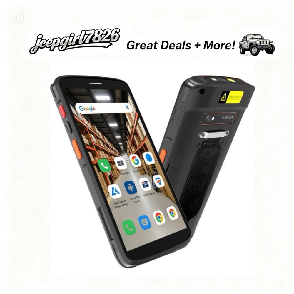 Barcode Scanner F2 Android 15 w/Zebra4710 Scan Engine 6” Rugged PDA IP67