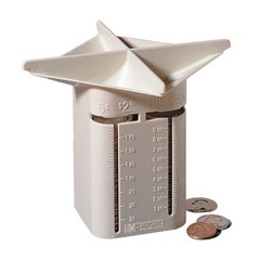 Putty Plastic Coin Tender Sorter 4 Compartments Pennies To Quarters Slots
