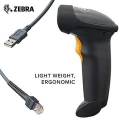 Symbol Zebra LS2208 Series Corded Handheld Standard Range Laser Scanner Kit…