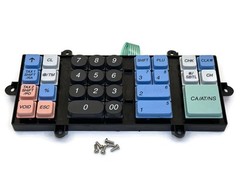Sharp XE-A106 Cash Register Keyboard Buttons w/ screws – Parts