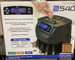 Nadex S540 Coin Sorting Machine Sorting Made Simple