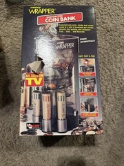 VTG MAGNIF Money Wrapper Motorized Coin Bank Made in USA 1994 AS SEEN ON TV