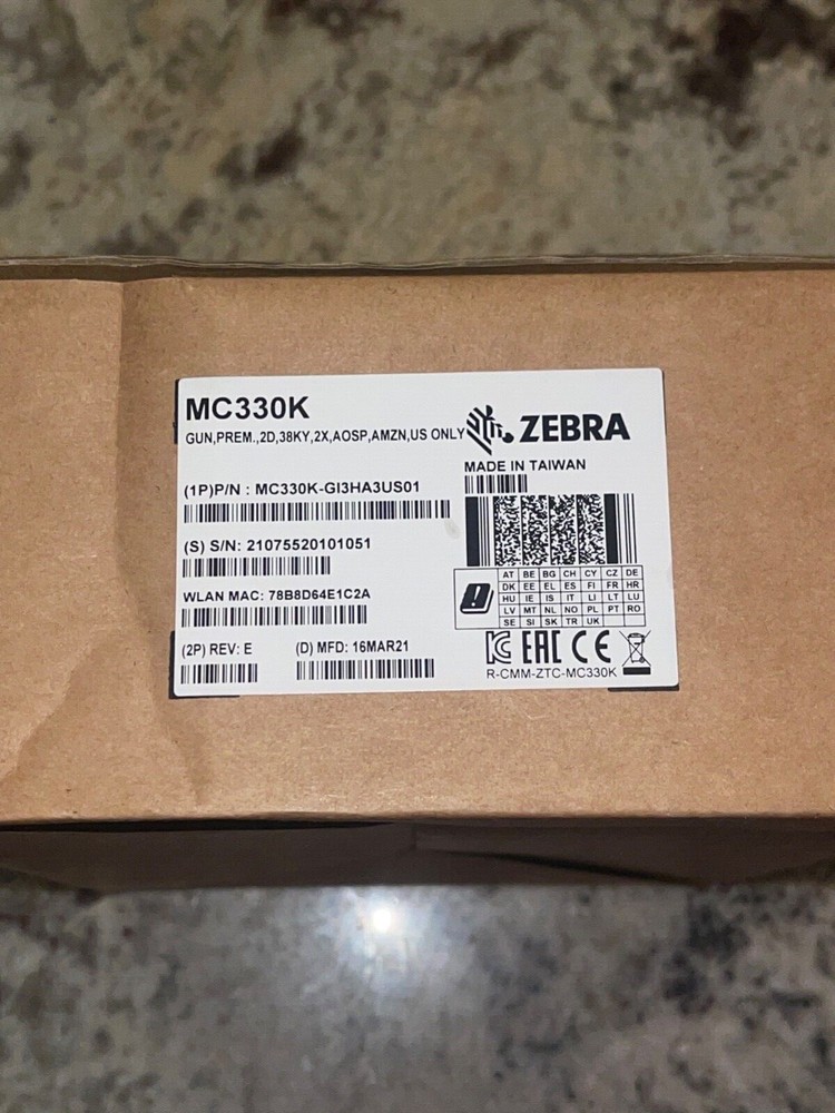 Zebra MC3300 Mobile Computer Barcode Scanner – MC330K-GI3HA3US