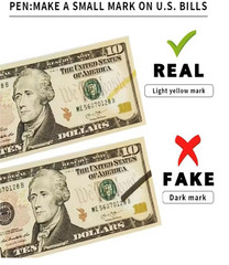 Counterfeit Money Bill Detector Pen – Easy to Use and Reliable Universal Currenc