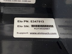 Elo ESY15P1-2UNA-0-AN-WH / E347513 PayPoint LCD Display TouchScreen POS System