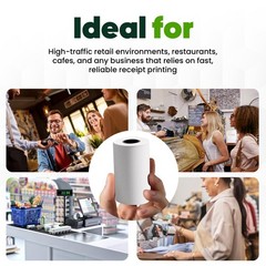 Thermal Paper Receipt Rolls – Bpa-Free Receipt Paper for Credit Card Machines –