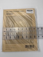 US Letter Thermal Paper 8.5×11″ Qty.2- 400 sheets Fan folded Document Paper