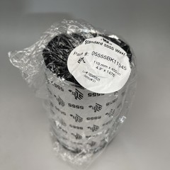 Zebra 5555 Standard Wax/Resin Ribbon, 4.33″ x 1476′, 1 Rolls, #05555BK11045 New