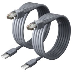 2Pc 7FT USB Barcode Scanner Cable for Symbol LS2208 LS4208 DS9208 CBA-U01-S07ZAR