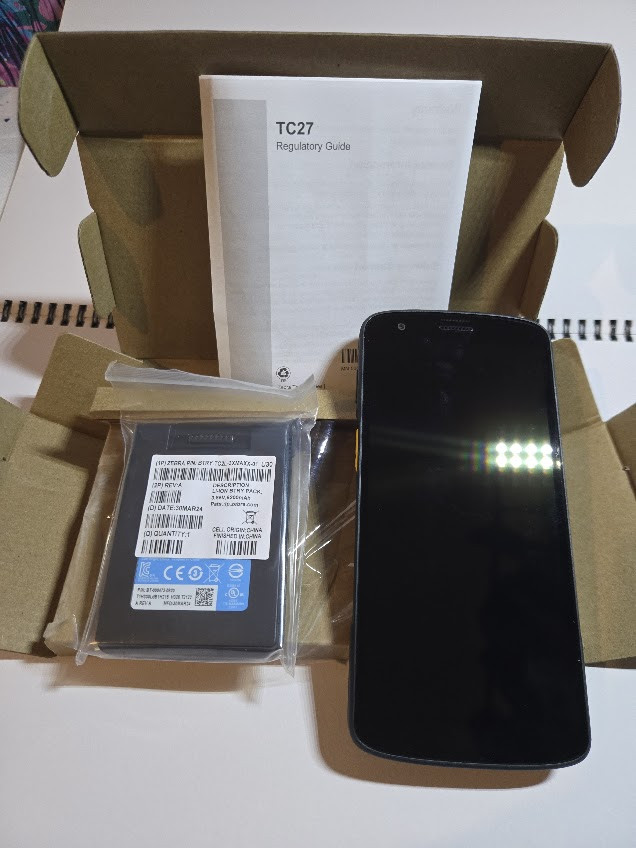 Zebra TC27 Rugged Mobile Computer 5G + Original Battery (Sealed) Open Box