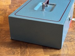 Vintage Burg Wachter Large Royal Cash Box Safe, 13 Pounds