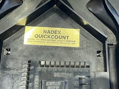 Vintage Nadex Quick Count Model 701 W/ Count Verifier Box & Inserts Made In USA