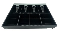 APG Till; 4 Bill 8 Coin w/ Adjustable Coin and Bill Widths, 14.2×12.65×2.4, Euro