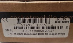 SOCKET Durascan D700 1D Barcode Scanner White S700 – FOR PARTS