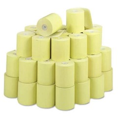 ICONEX Thermal Receipt Paper Roll – 3 1/8″ x 230 ft – Yellow – 50 / Carton