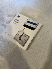 Square A-PKG-0206-01 Credit Debit Card Reader – White for Apple iPhone/Android