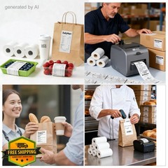 Televenture 3 rolls sticky receipt paper
