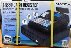 Nadex Coins CR360 Thermal-Print Electronic Cash Register