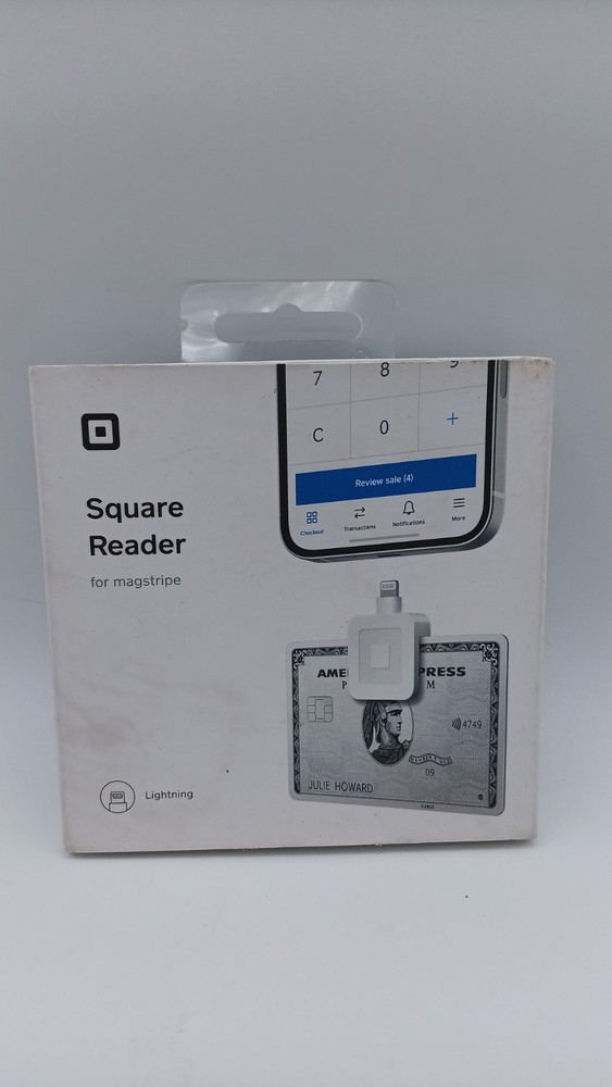 Square Model A-SKU-0523 Card Reader for Magstripe Lightning Connector Brand New!
