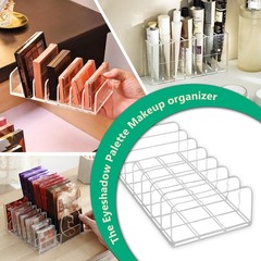 2 Packs Acrylic Organizer Plastic Desk Cash Tray,7 Section Divided Vanity Org…