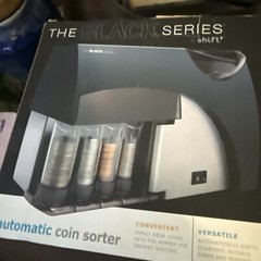 Automatic Coin Sorter The Black Series 4-Barrel Black Works