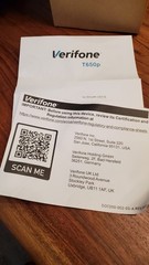NEW VERIFONE T650P PORTABLE CREDIT CARD TERMINAL 4G WIFI BLUETOOTH PRINTER