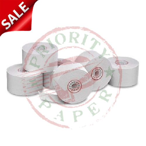 (100) 38mm x 150′ BOND CASH REGISTER PAPER ROLLS ~FAST FREE SHIPPING~