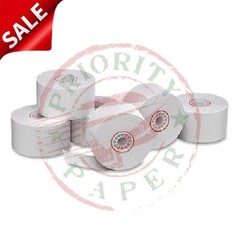 (100) 38mm x 150′ BOND CASH REGISTER PAPER ROLLS ~FAST FREE SHIPPING~