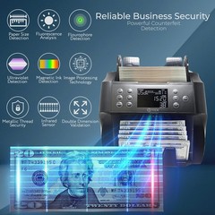 DETECK DT500 Mixed Denomination Money Counter Multi Currency Bill Counter