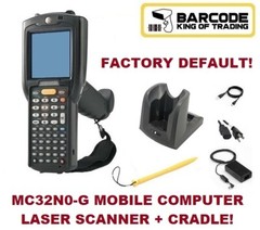 Zebra MC32N0-GL4HCLE0A Laser Scanner Windows CE 7.0, Full Keypad w/ Cradle! 🔥⭐
