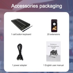 T112 Restaurant 20 Coaster Pagers Wireless Paging Queuing Calling System Hotel