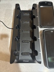 Lot of 5 Toast Go 2 Handheld POS Tablets TG200 with DTC200 Charging Dock