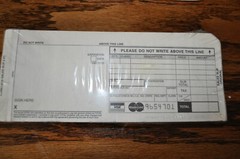 Bartizan Addressograph Series 4010 Manual CC Imprint Machine + 300 Blank Slips