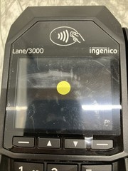 Ingenico Lane/3000 Payment Terminal with PIN Pad, Screen, And Cables