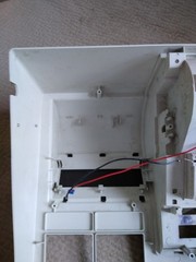 Sharp XE-A110 Electronic Cash Register Parts:Main Top Plastic Shell Cover