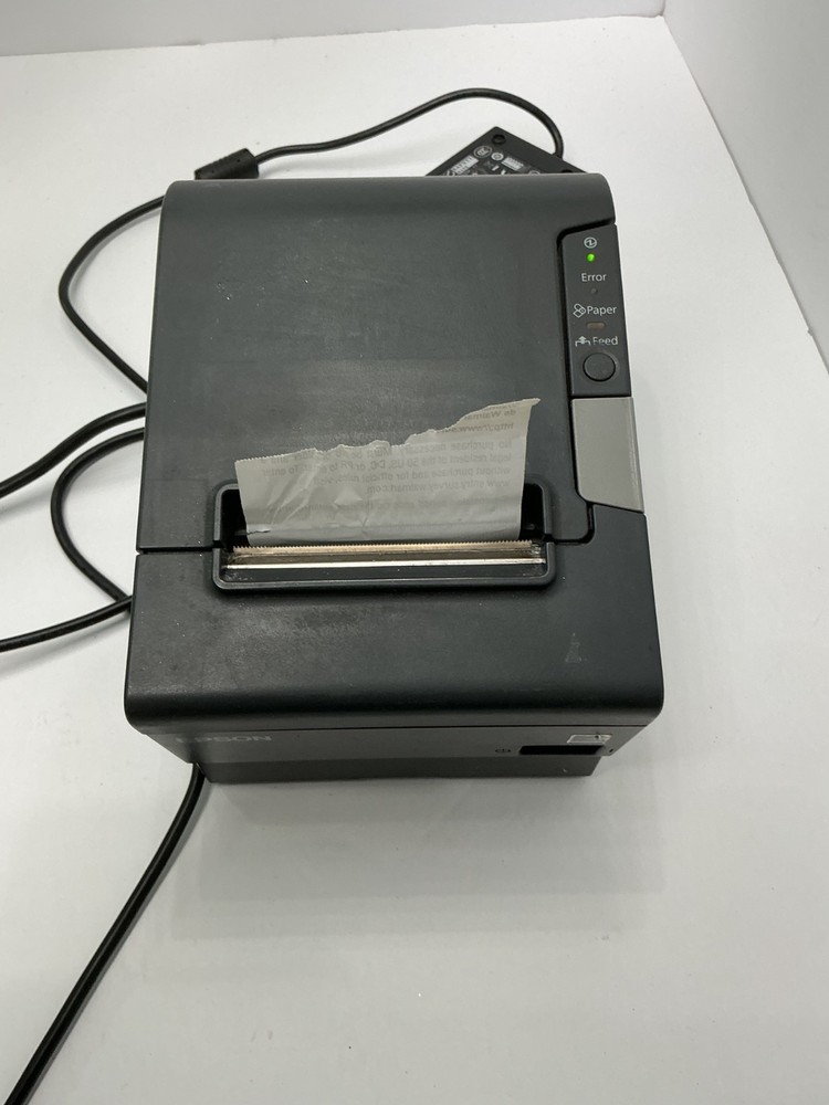 Epson TM-T88V M244A Thermal Receipt Printer POS Tested Working w/ Power Supply