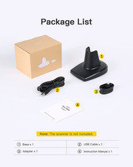 Barcode Scanner Charging Base, Easy to Use, Suitable for BCST-60, BCST-70, BCST-