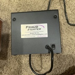 Fraud Fighter UV-16 Counterfeit Scanner UV Light Bill ID Checker Open Box