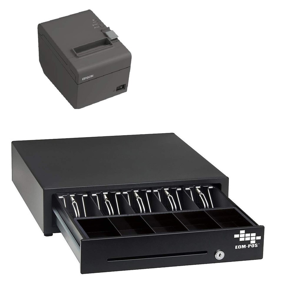 POS Hardware Bundle for Square – Cash Drawer and Thermal Receipt Printer,[Com…