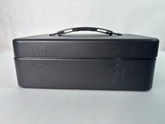 Honeywell 6112 Steel Cash Box 1 Bill & 5 Coin Slots 2 Keys Handle 9.8″ X 7.3″