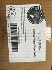 3″ x 150 ft 1-Ply Bond Paper Kitchen Receipt Printers POS 3 inch x 10Rolls