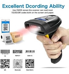 2D Barcode Scanner NT-1228BL Wireless & Bluetooth USB Wired for Phone/PC
