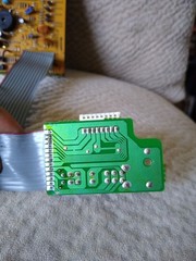 Sharp XE-A110 Electronic Cash Register Parts: Digital Display Circuit Board Swit