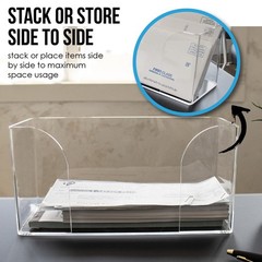 Clear Acrylic Check Tray – 2.5mm Thickness Durable Economical Deposit Ticket …