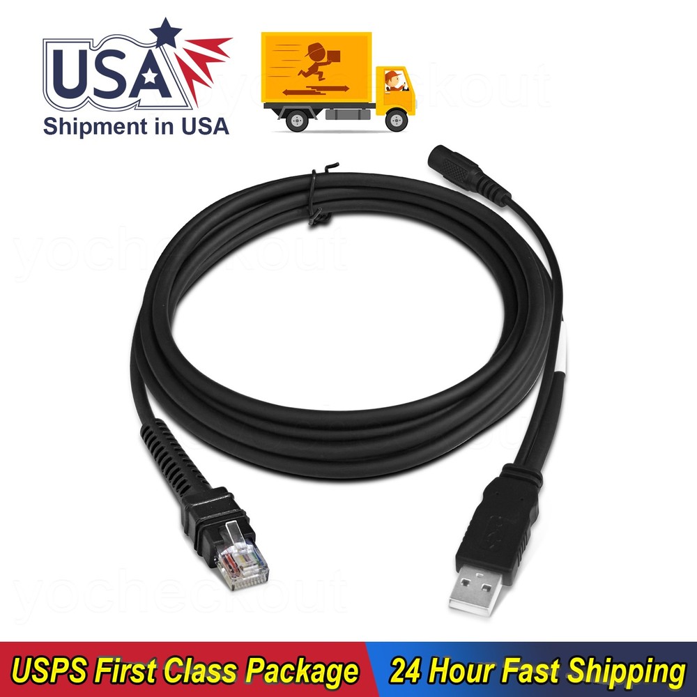 1/2PC CBA-U42-S07PAR 3M USB Power Cable for Zebra DS3678 DS3678-SR DS3678-DP