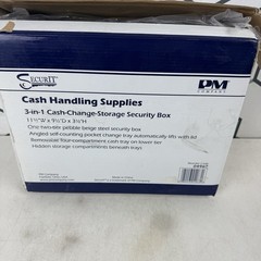 PM Company SecurIT 3 in 1 Cash Box, 11.5 x 9.5 x 3.5 Inches (04967)