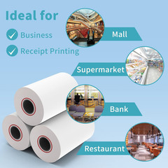 3-1/8″ Thermal Paper Rolls – 10 Rolls X 230Ft, Compatible with Star Micronics, E