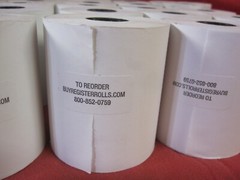 25 Rolls Cash Register Credit Card POS Receipt Paper BuyRegisterRolls NonThermal